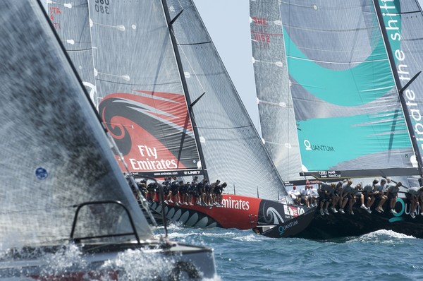Emirates Team New Zealand maintains its lead in the five regatta series